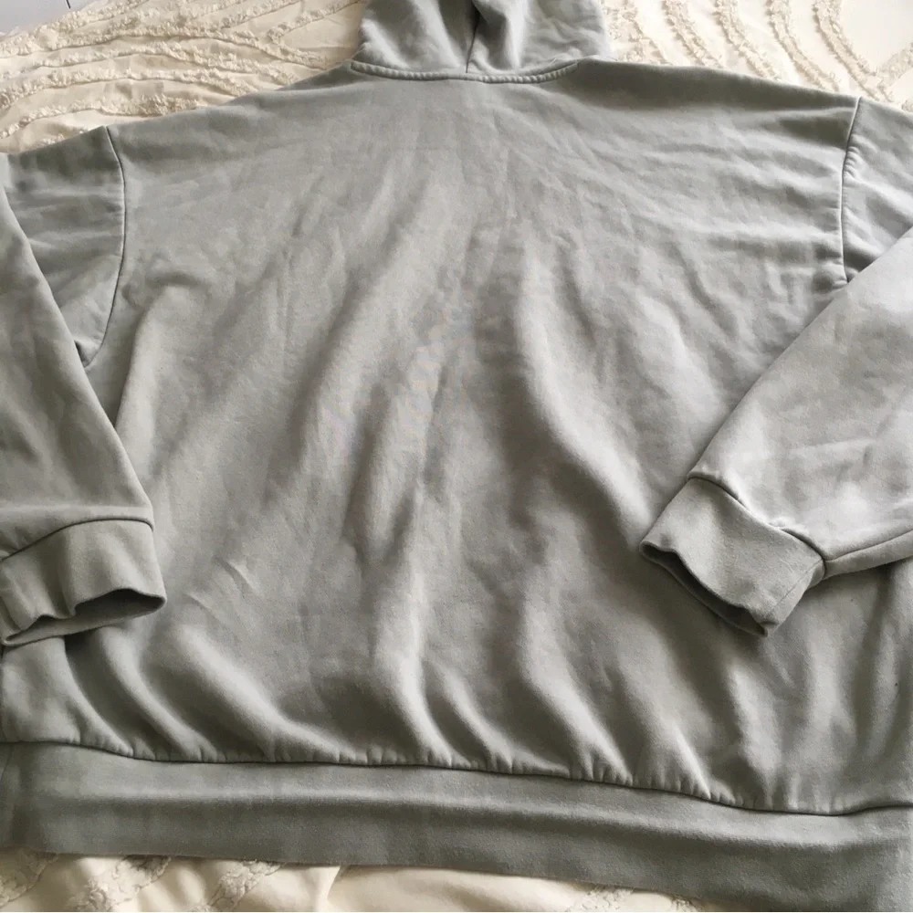 Adidas Men's Light Gray Pullover Hoodie